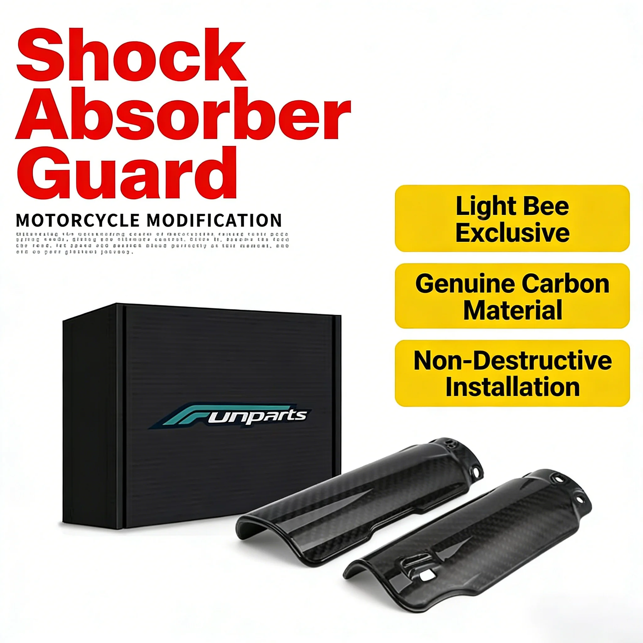 

Protective Shock Cover for Light Bee Off-Road Electric Bike Front Shock Absorber Modification Kit