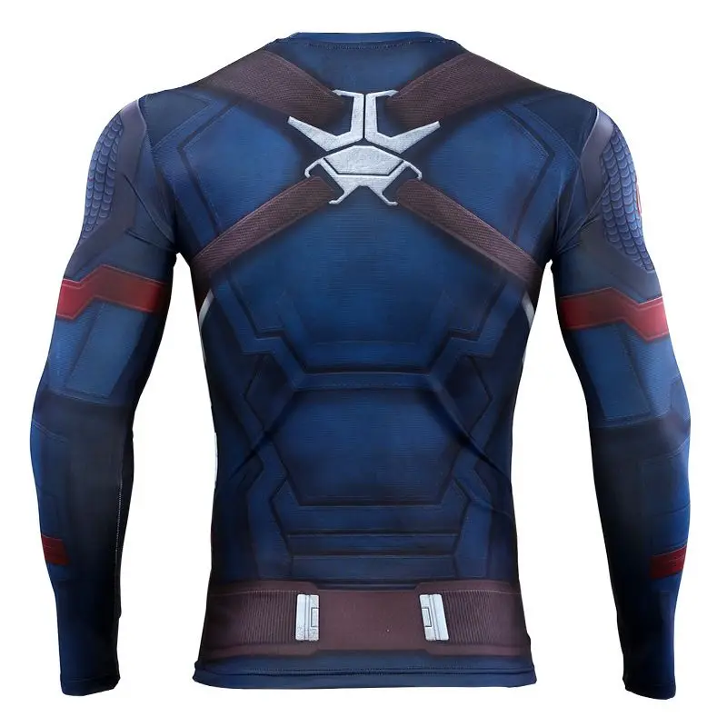 Camiseta deportiva para hombre y mujer, camisa de manga larga con estampado 3D de Héroe de la película Dis, a la moda, color negro
