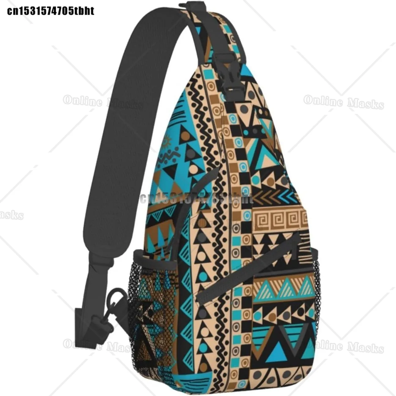 Native American Sling Backpack Casual Crossbody Backpack Sling Bag Chest Daypack for Men Women Sport
