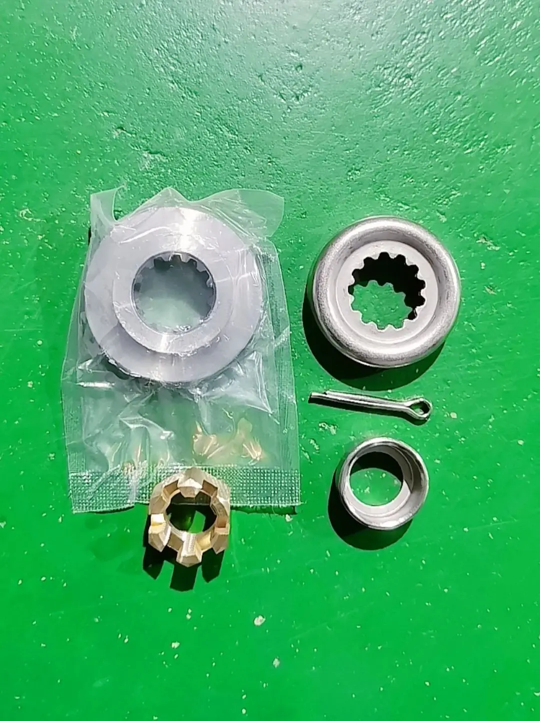 Marine outboard propeller nut spacer locking pin for Yamaha hidear parsun 2-stroke 40 /48 HP 4 stroke 60hp boat engine