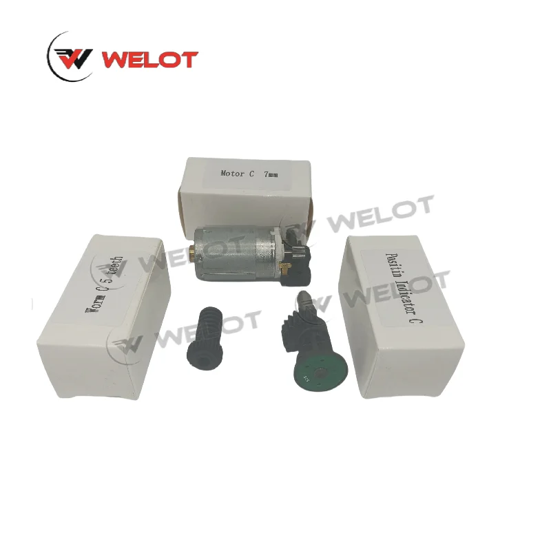 Turbo Hella Actuator GEARBOX Worm C 5 Teeth Motor C 7mm 12V Positin Indicator C 763797 6NW009543 781751 6NW009660 767649