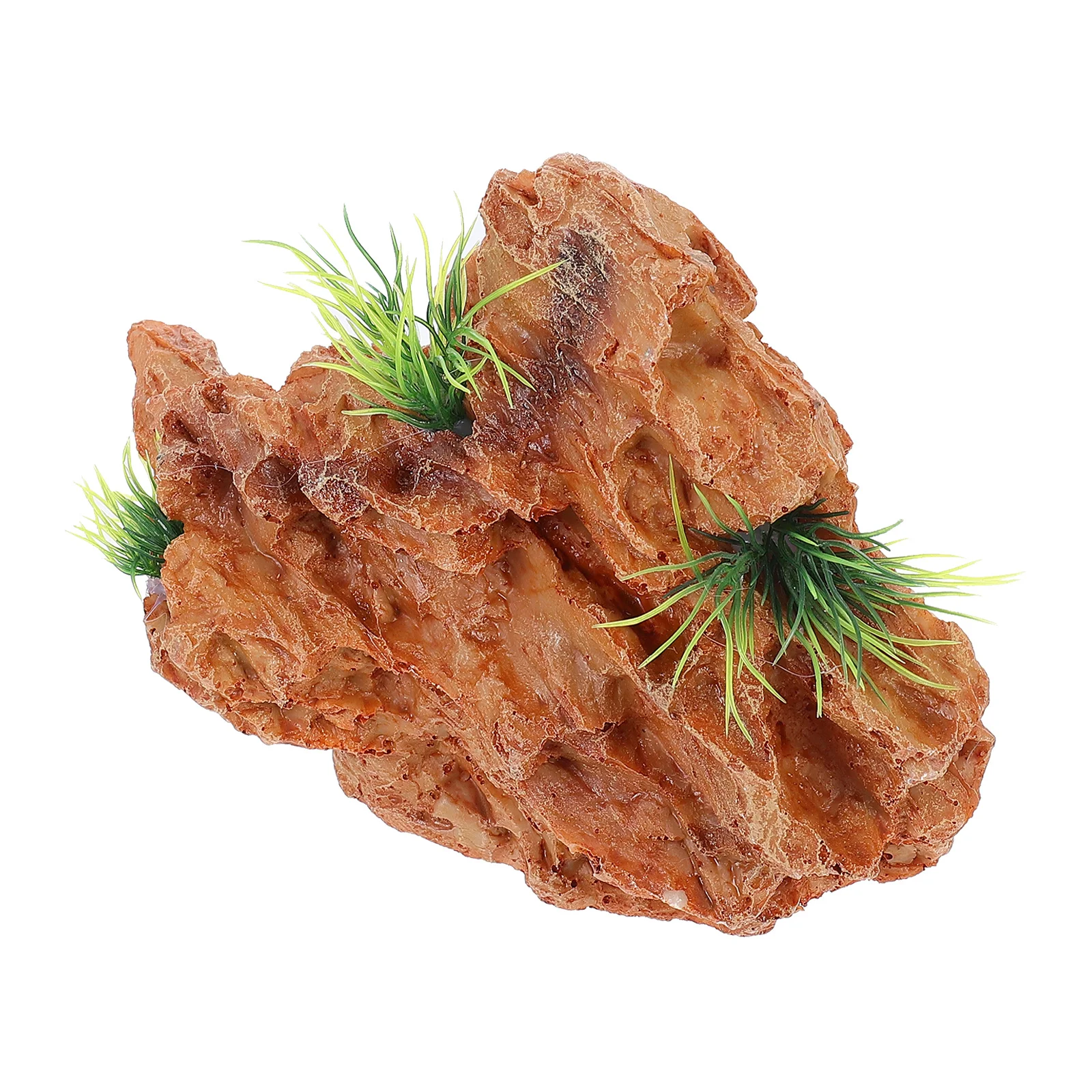 

Artificial Rockery Statue Decor for Fish Tank Realistic Lifelike Aquarium Landscaping Ornaments Resin Rockery Decor Small