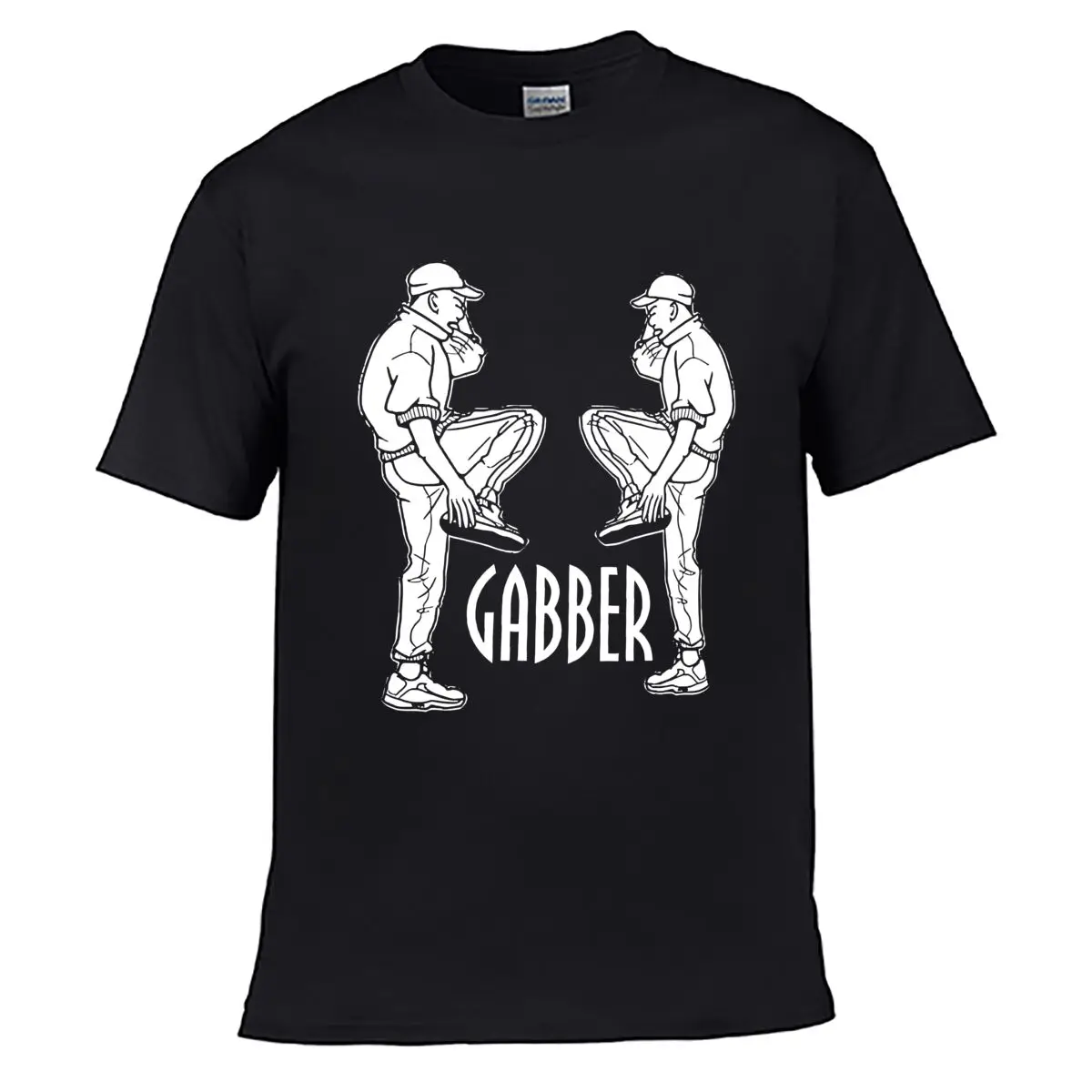 Gabber Dancing Figures Music short-sleeved T-shirt