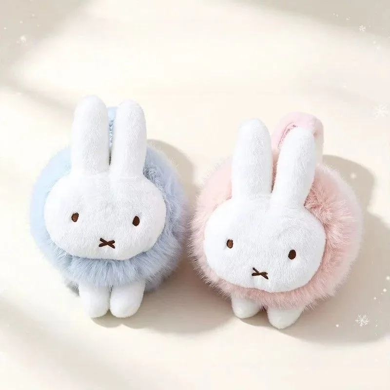 Cartoon Kawaii Earmuffs Girl Student Winter Keep Warm Ear Muffs Cold Protection Soft Skin-friendly Good Quality Super Cute Miffy