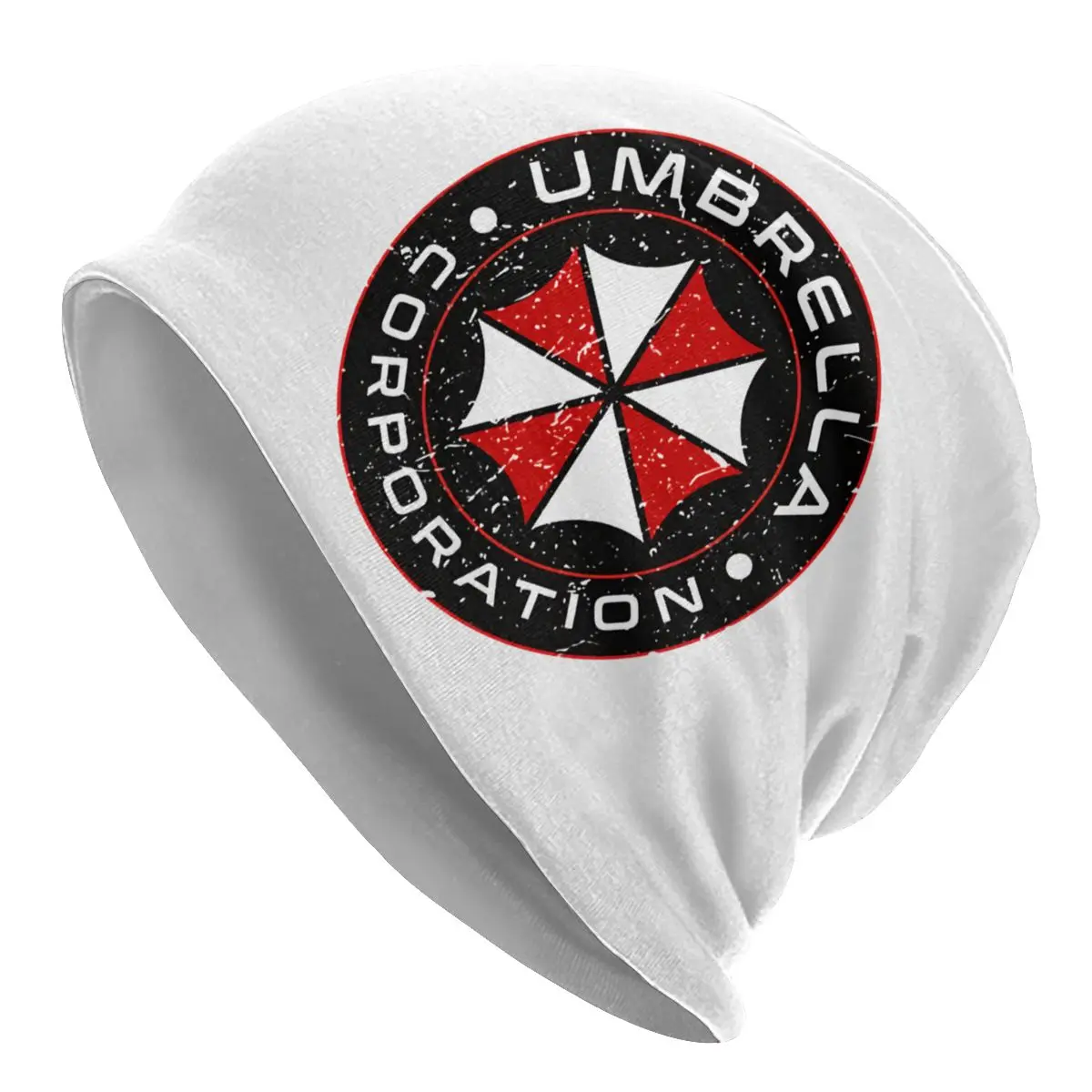 Umbrella Corporation Red Men Women Thin Beanies Windproof Ski Cap Double Layer Fabric Bonnet Hat