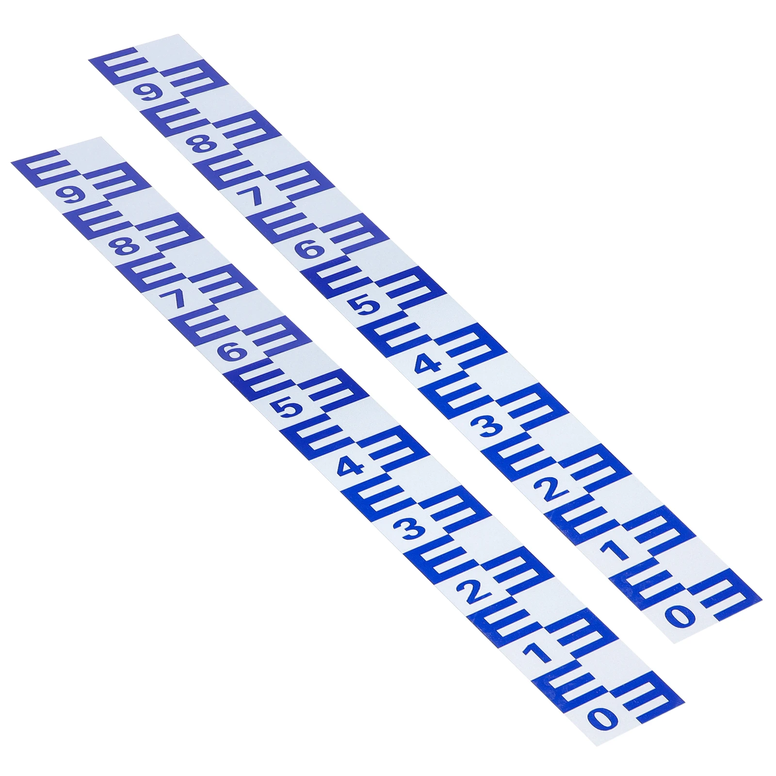

Water Level Gauge Measurement Tool Reflective Sticker Pond Lake Marking Visibility Wear Resistant Clear