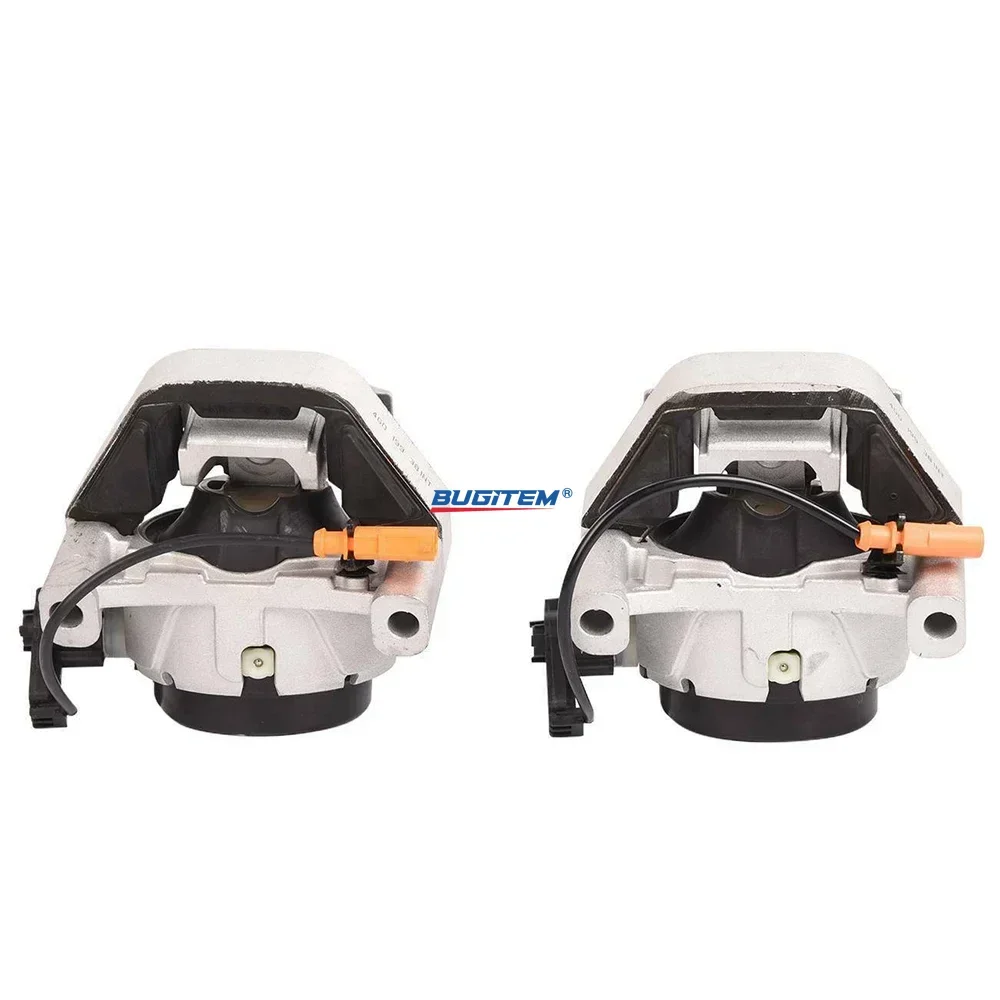 2PCS Engine Mounts Left Right 4G0199381NT 4G0199381LE Compatible with A6 A7 Quattro 2.0L 3.0L L4 V6 A/T After-Market Parts