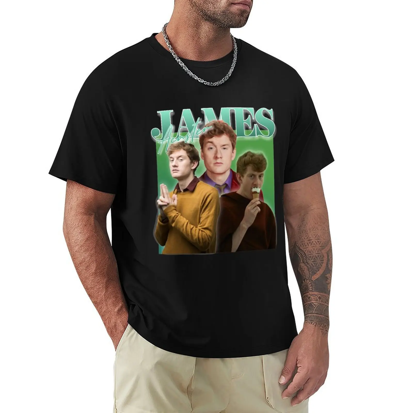 

James Acaster T-shirt Blouse tees Men's t-shirt