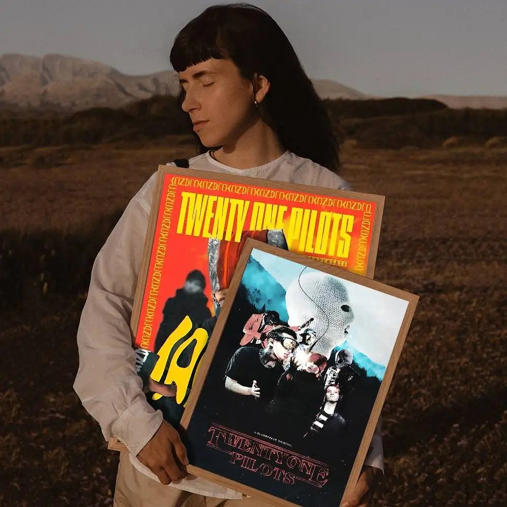 Band T-Twenty O-One P-Pilots Self-adhesive Art Poster Whitepaper Prints Posters Artwork Aesthetic Art Wall Painting