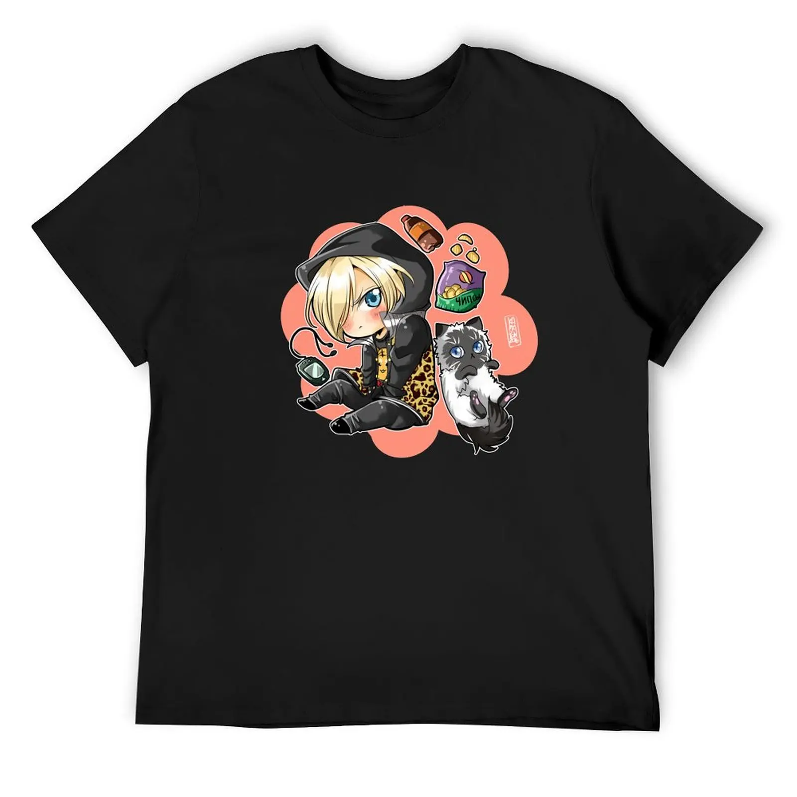 

yuri plisetsky T-Shirt anime stuff summer tops Personalized t-shirt mens clothes