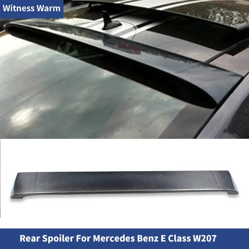 e Class W207 C207 Carbon Fiber Rear Bumper Trunk Spoiler Wings for Mercedes-benz Roof Wings 2010- 2016 2-door Coupe E250 E200