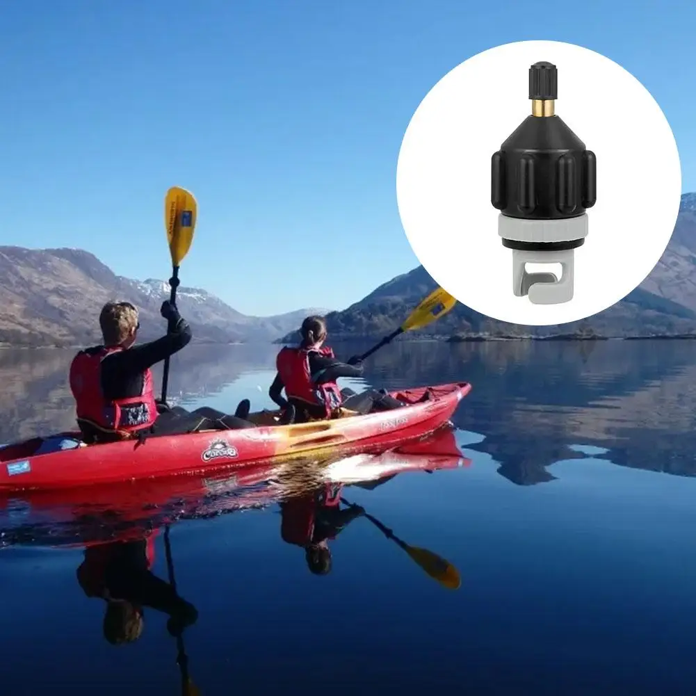 1PC Universal Electric Pump Adapter for Kayak SUP Inflatable Boat Air Valve Conversion Nozzle with Quick Connect Design