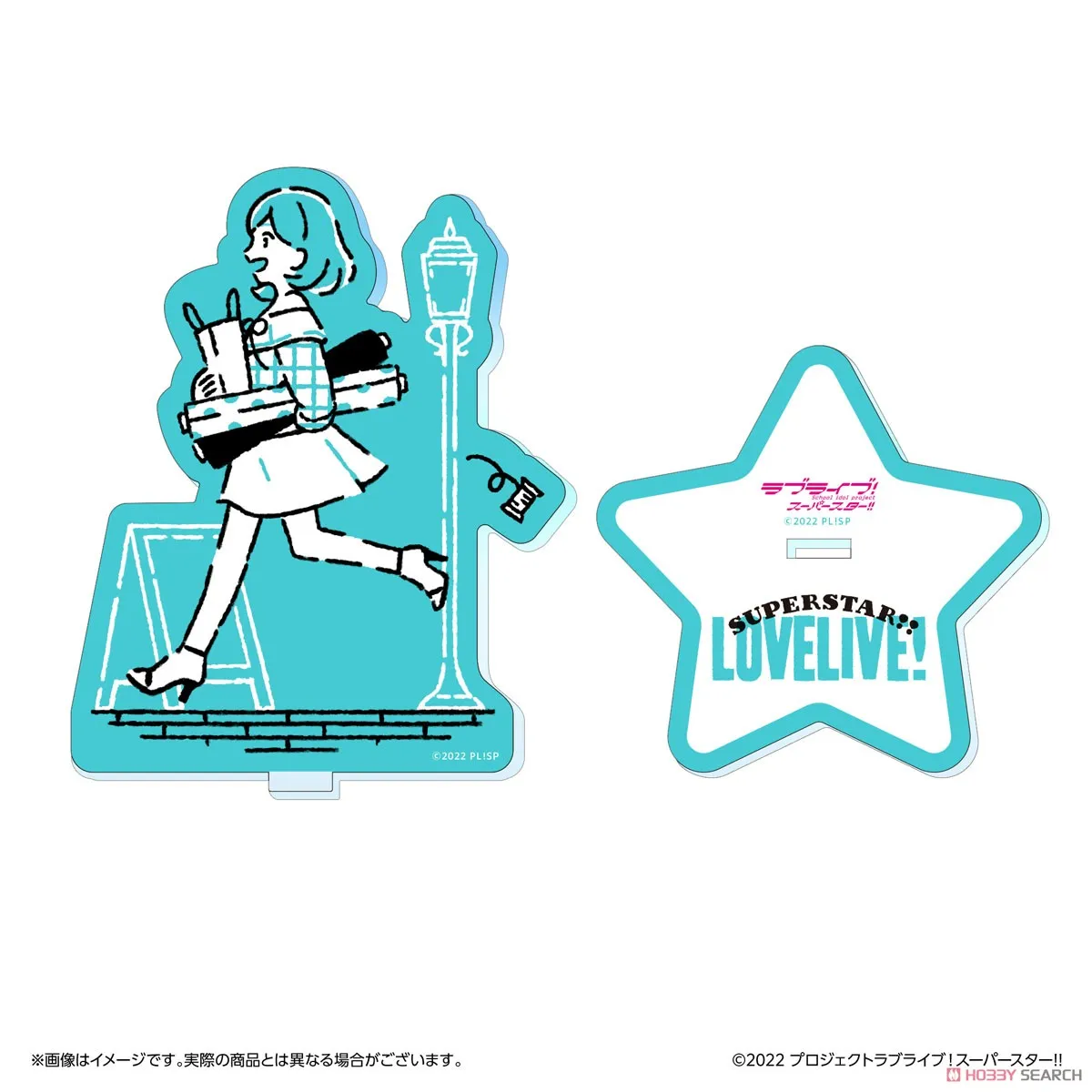 Anime love live acrylic big stand card  big stand card Picture desktop decoration gift Send gifts to fans and friends 15CM