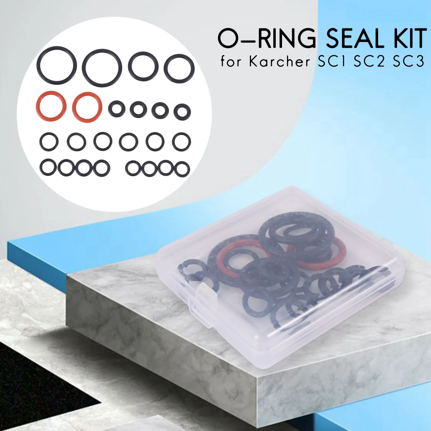 Suitable for Karcher SC2 SC3 SC4 SC5 CTK10 CTK20 K.Archer O-Ring Sealing Set O-Ring Sealing Ring 2.884-312.0