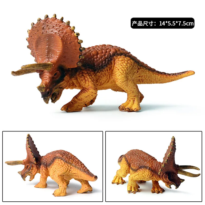 Dinosauro Jurassic Solid Simulation Dinosaur Model Triceratops Tyrannosaurus Rex Animal Toy