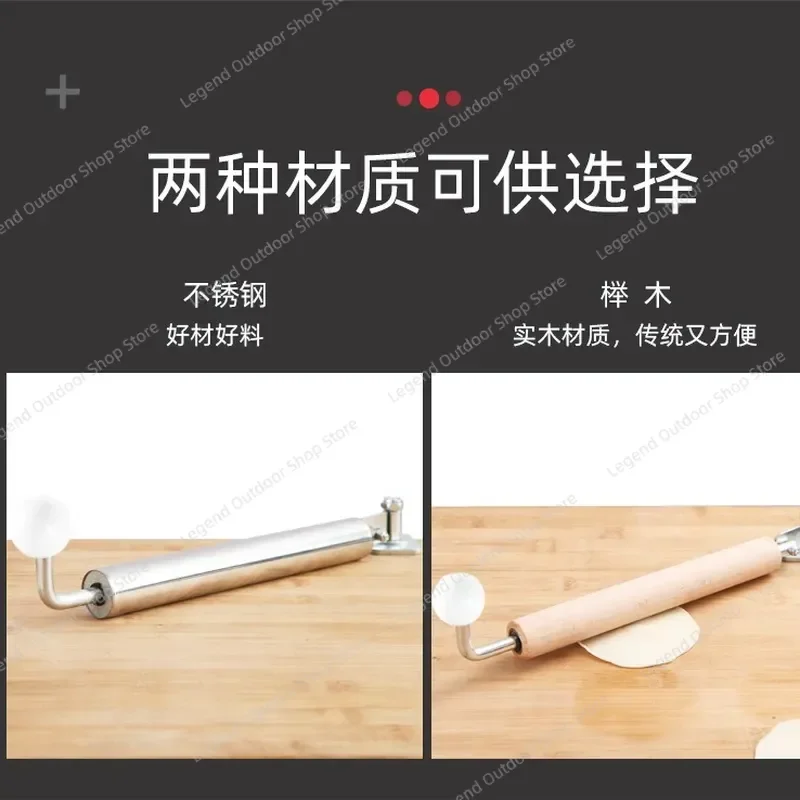 Elevate your baking and cooking experience with our premium Household Stainless Steel Simple Rolling Pin. This versatile