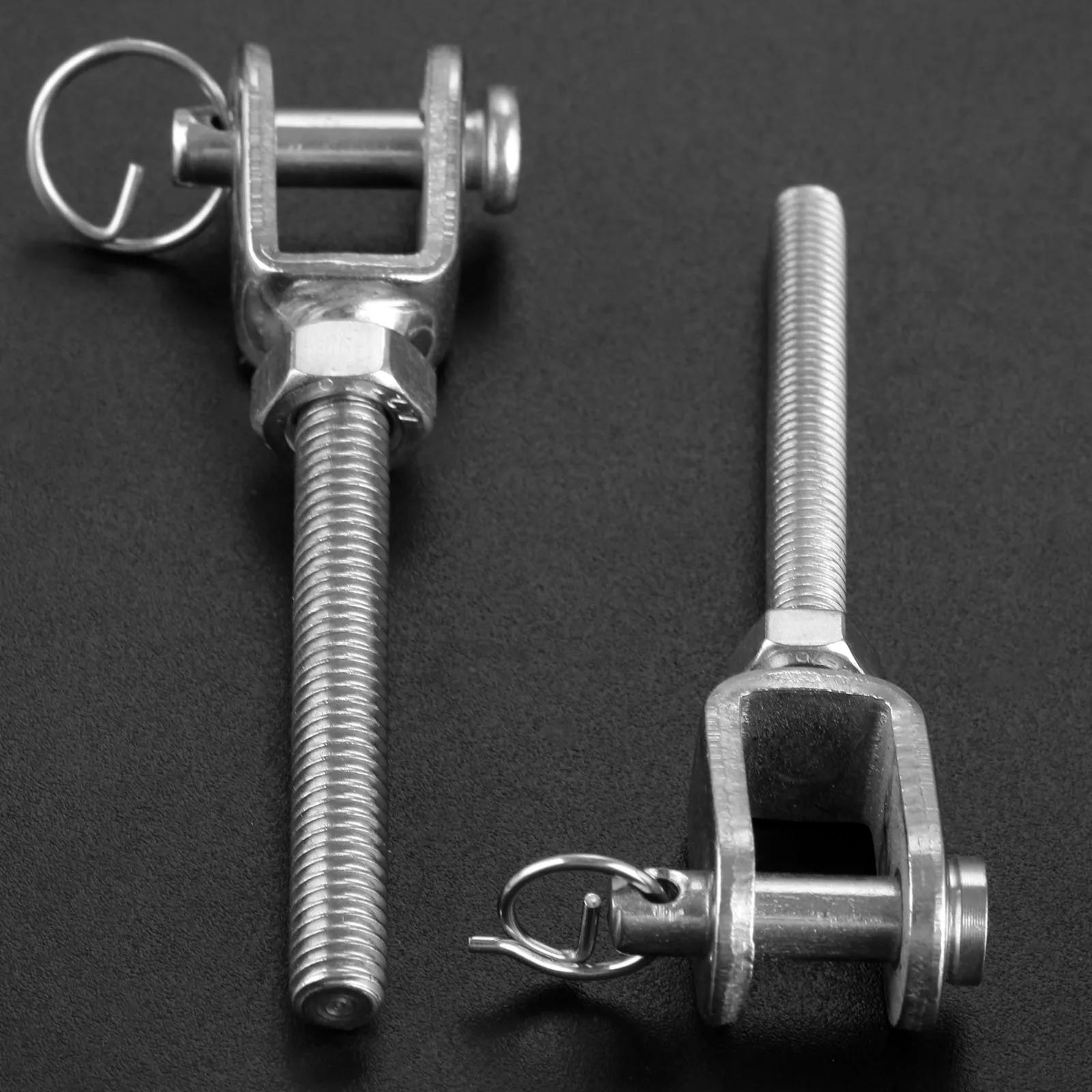 4PCS Edelstahl 304 M5 M6 M8 M10 M12 M14 Backe Offene Bolzen Mutter Spannschloss Einstellen Rigging Schraube Rudern für Seil Kabel Spannung – Detail 2