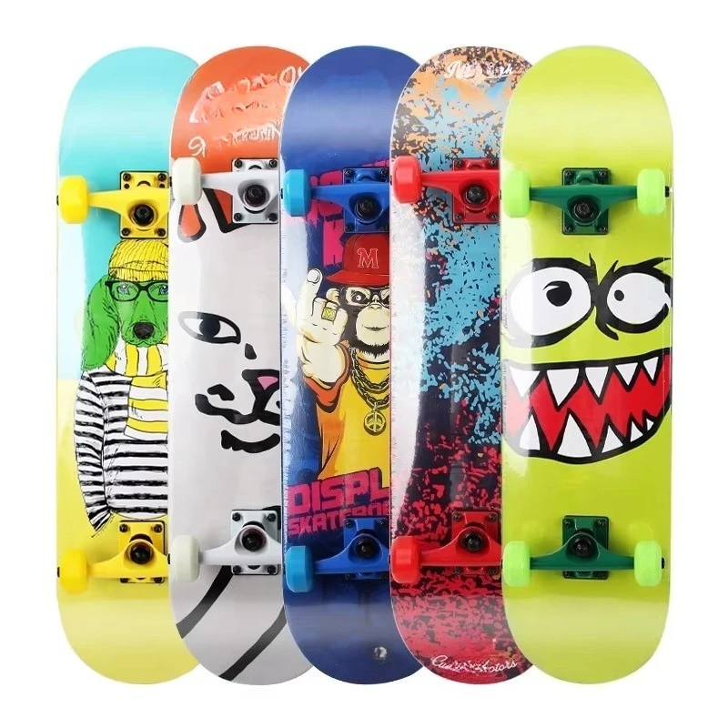 Wholesale High Quality Custom Maple Skateboards Patineta Kids Skateboards Snowboards Para Ninos and Adultos