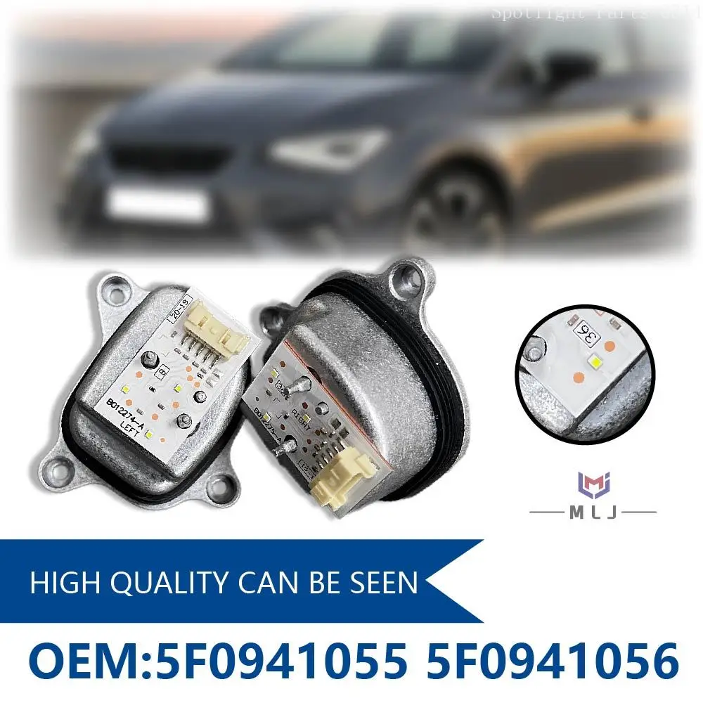 5F0941055 LED White Light Source Module With Heatsink Angel Eye DRL Module For Seat Ibiza Arona Ateca Headlight Parts 5F0941056