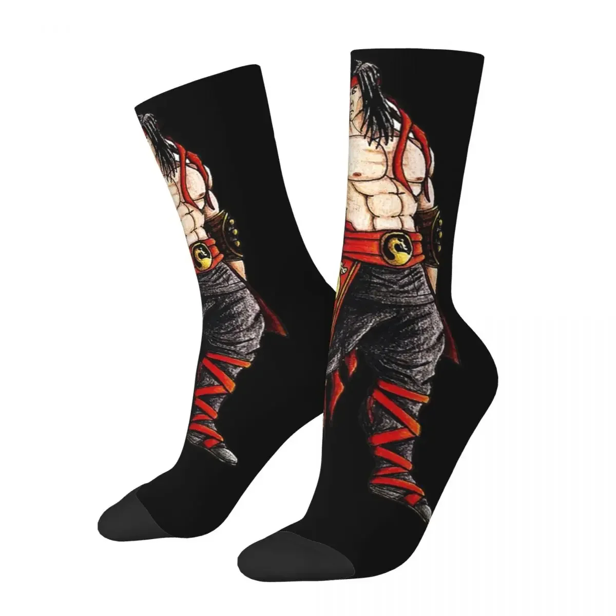 Mortal Kombat One Socks Harajuku Super Soft Stockings All Season Long Socks Accessories for Unisex Christmas Gifts