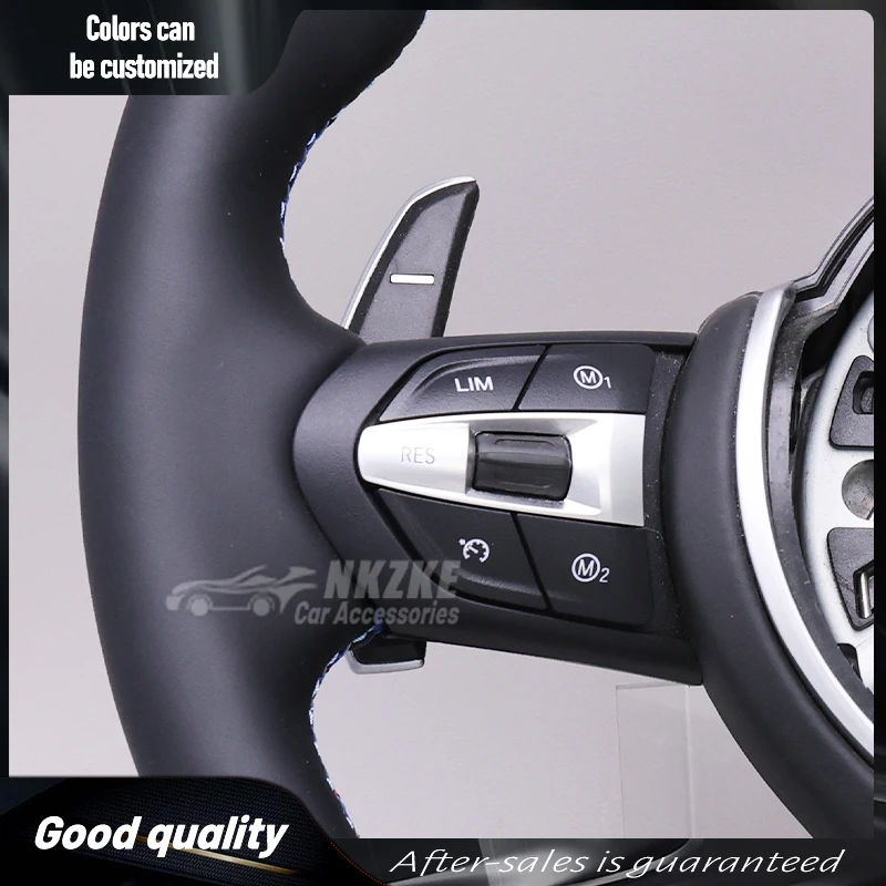 The Steering Wheel Suitable For Bmw F30 F10 E36 E39 E46 E90 Is Made Of Alcantara Material And Sports Steering Car Accessories