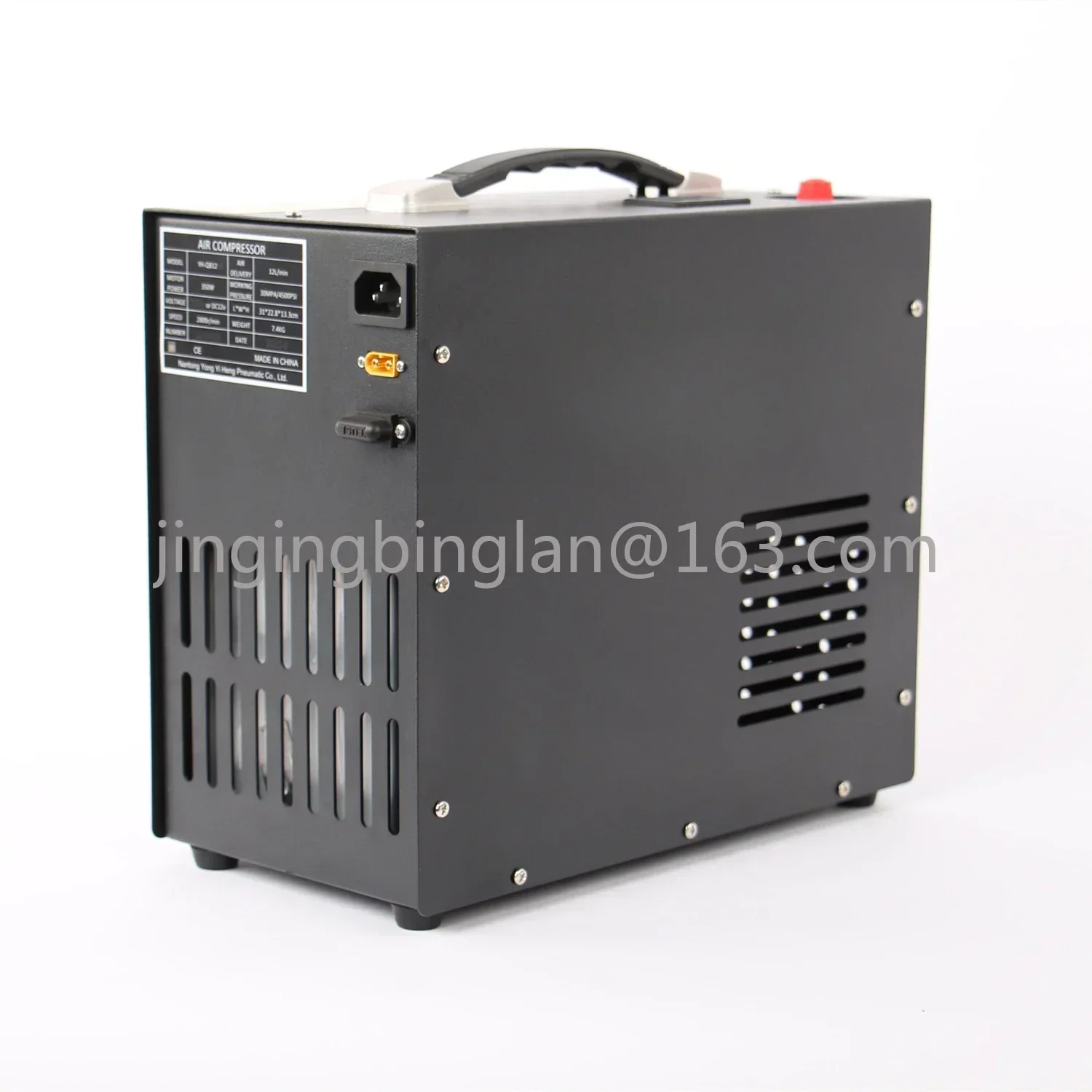 YONG HENG high pressure air pump 12v high pressure air pump 30mpa high pressure air compressor, built-in power supply