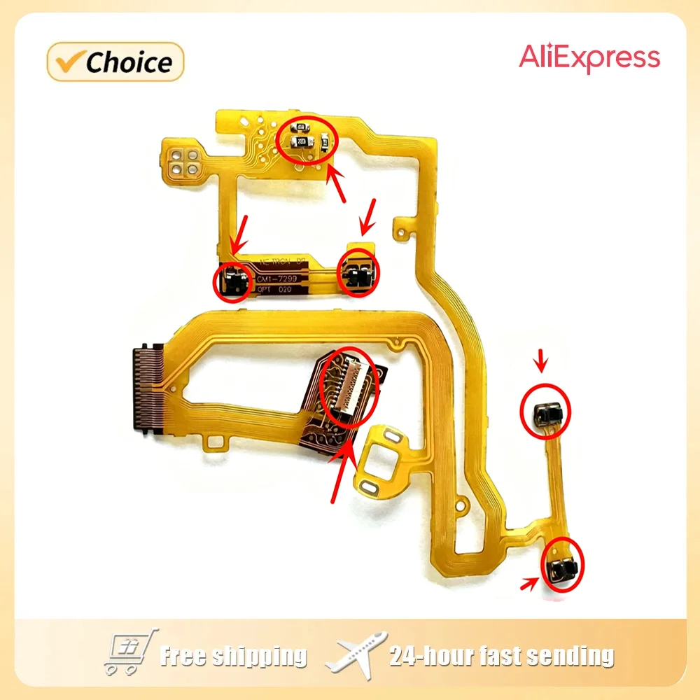 NEW Lens Main Flex Cable For Canon PowerShot IXUS230 ELPH 310 HS  Digital Camera Repair Part