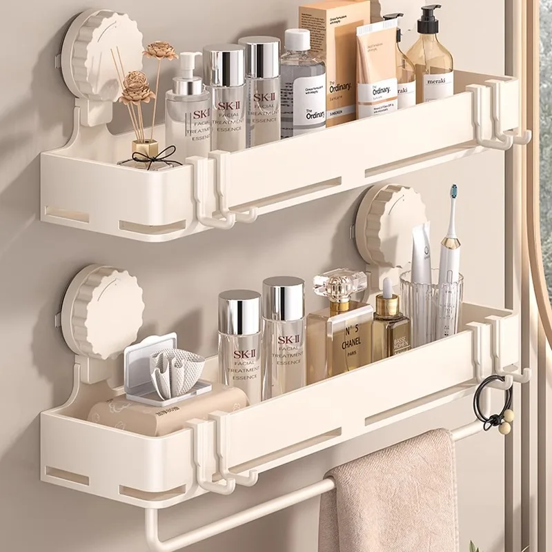 

Suction cup rack, no punching, bathroom, toilet, washstand, wall rack, widened storage rack.