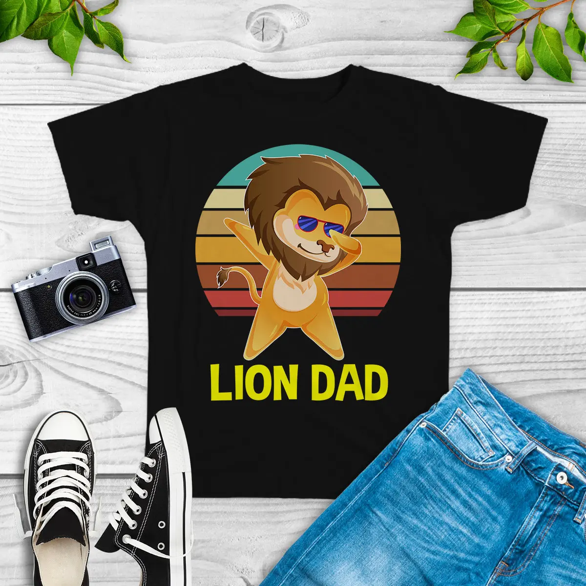 Lion Dad Shirt Men T Cute Lions Art Artwork Costume Adult