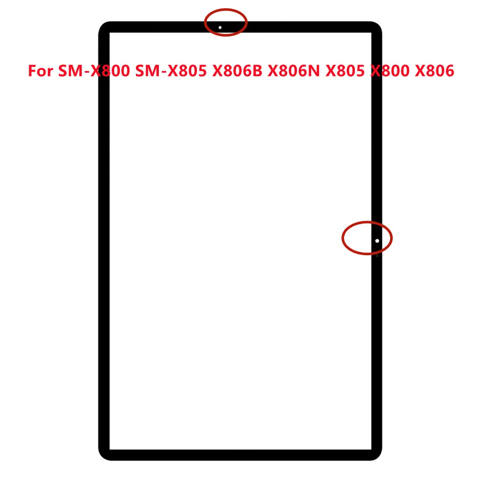 New LCD Touch Screen Front Glass External Lens Glass For Samsung Galaxy Tab S8+ Plus SM-X800 SM-X805 X806B X806N X805 X800 X806