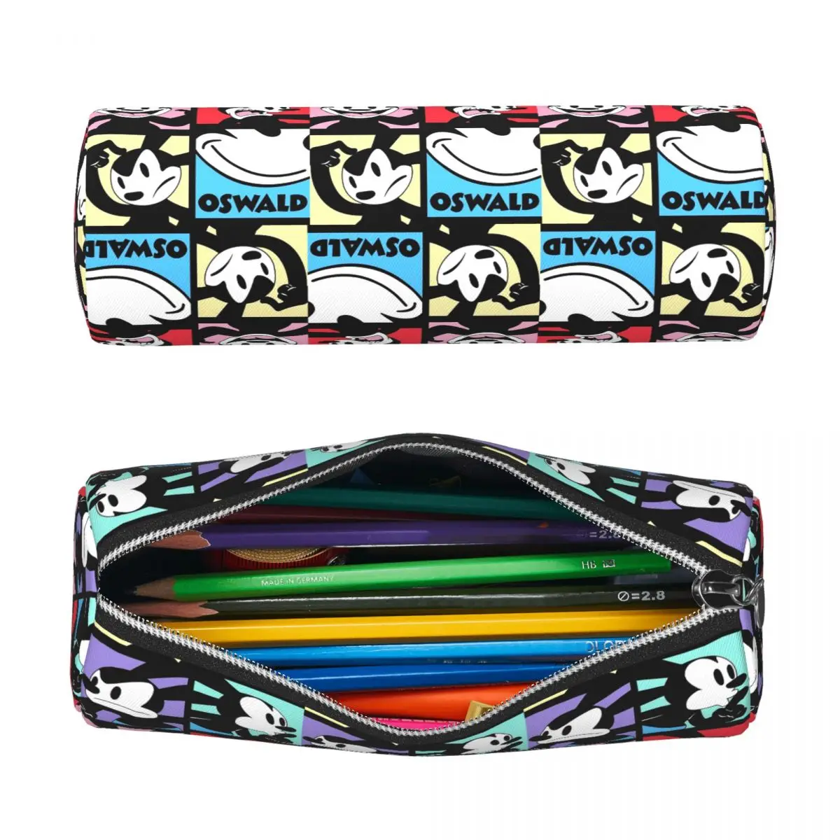 Mood Board Oswald Pencil Case for Boy Girl School Cylinder Pen Box Pencil Bag Pen Holder
