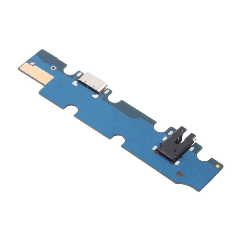 HX5E Tablet Repair Board for T220 Port Service Work, Charging Inlet Section with Blue Circuit Piece and Headset Opening Area for