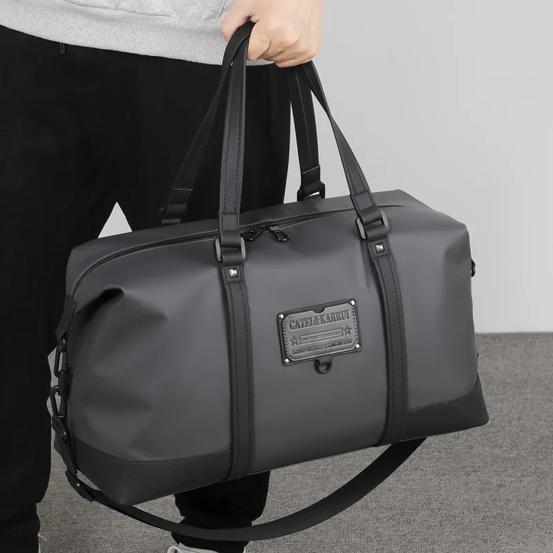 New Fashionable Lightweight Handbag Men's Large Capacity Business Travel Gym Bag Waterproof Wear-resistant Crossbody Handbag