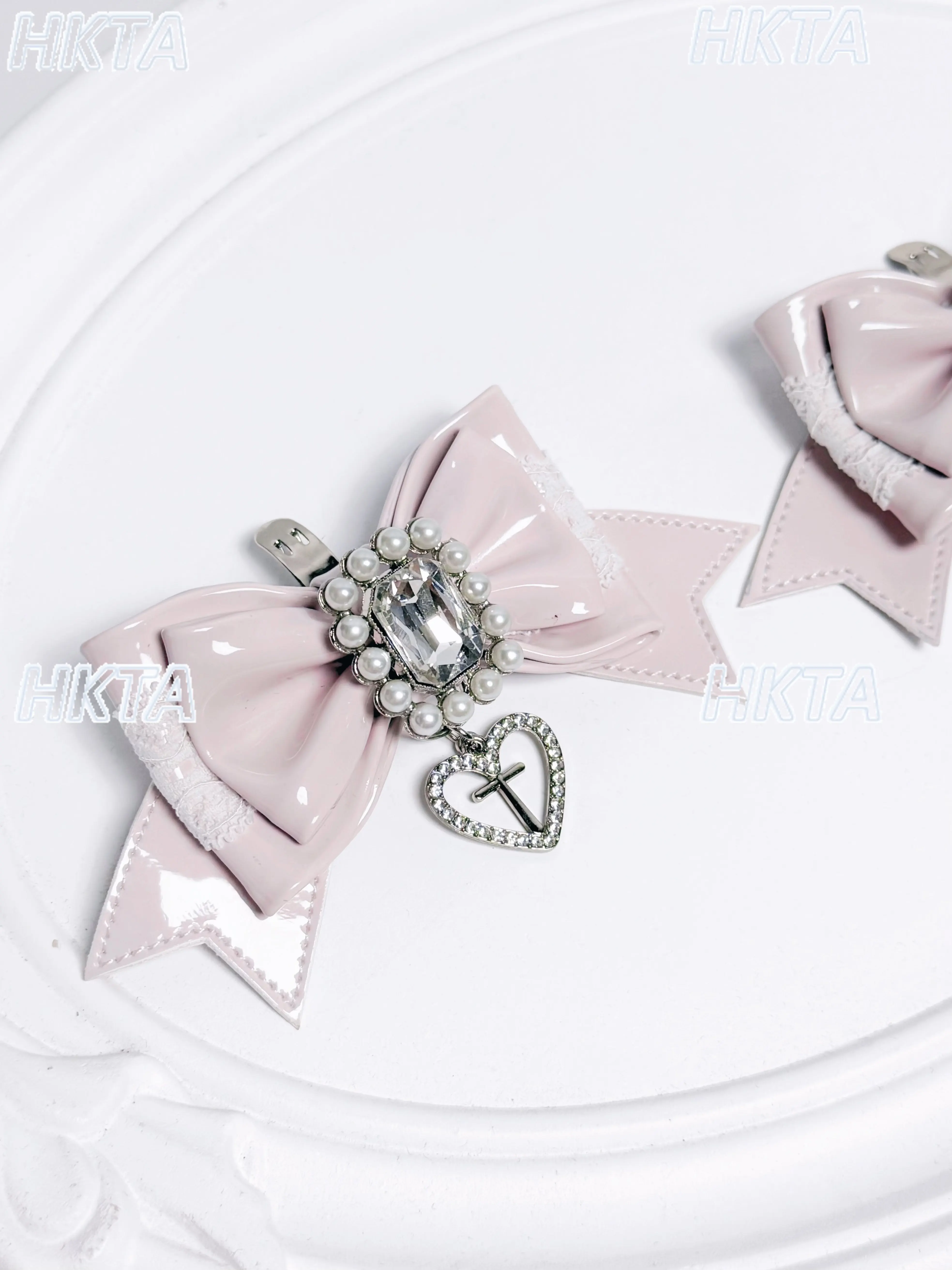 Handmade Japanese Jirai Kei Shoe Clip Sweet Mass Production Loafers Bow Shoes Clips Sweet Decorative Lolita Shoe Clip for Shoes