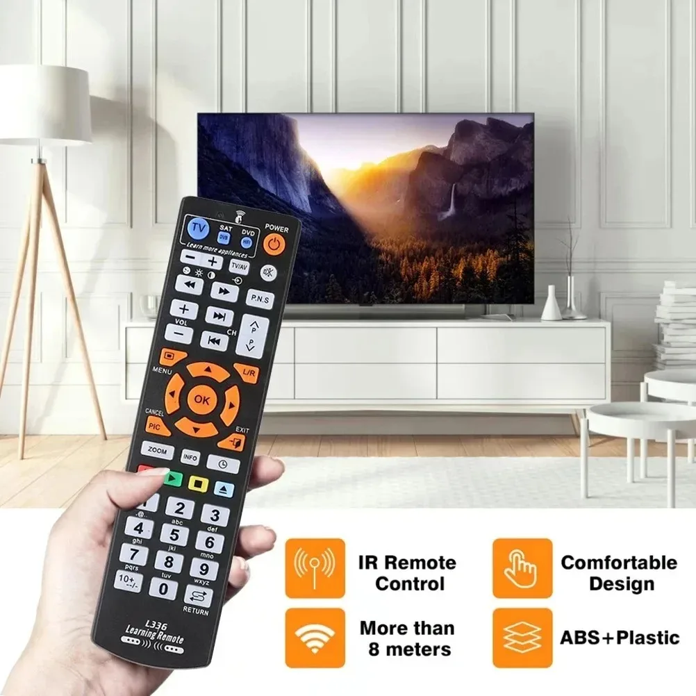 

L336 Learning Remote Control Universal Smart IR Remote Control TV Remote Control For CBL DVD SAT STB DVB HIFI TV BOX VCR STR