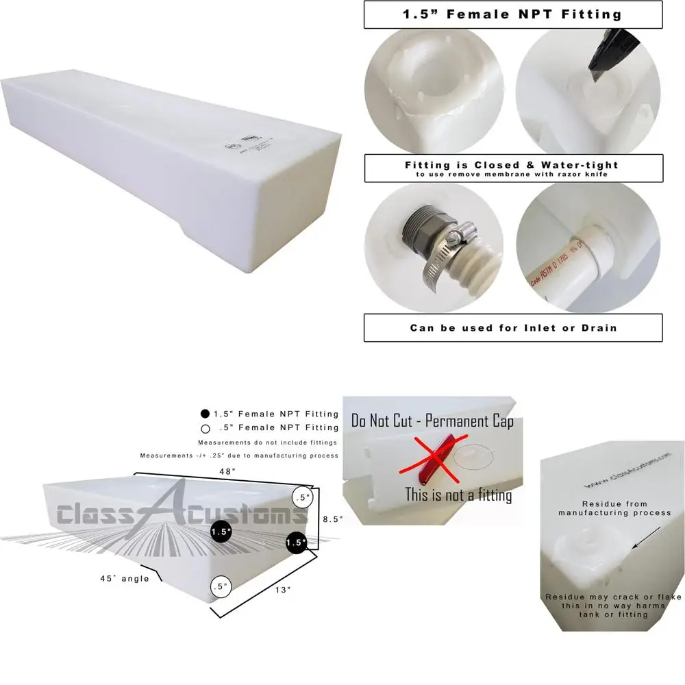 Unterbau-20-Gallonen-Wassertank für Wohnmobile – Frischer und grauer Stauraum für den Umfassungsbereich auf Wohnmobile