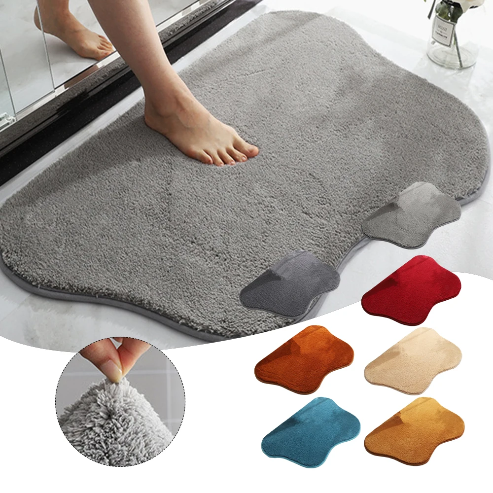 Irregular Thickened Plush Carpets for Living Room Decoration Floor Mat for Home Bedroom Decor Floor Carpet Soft Doormat 40x60cm