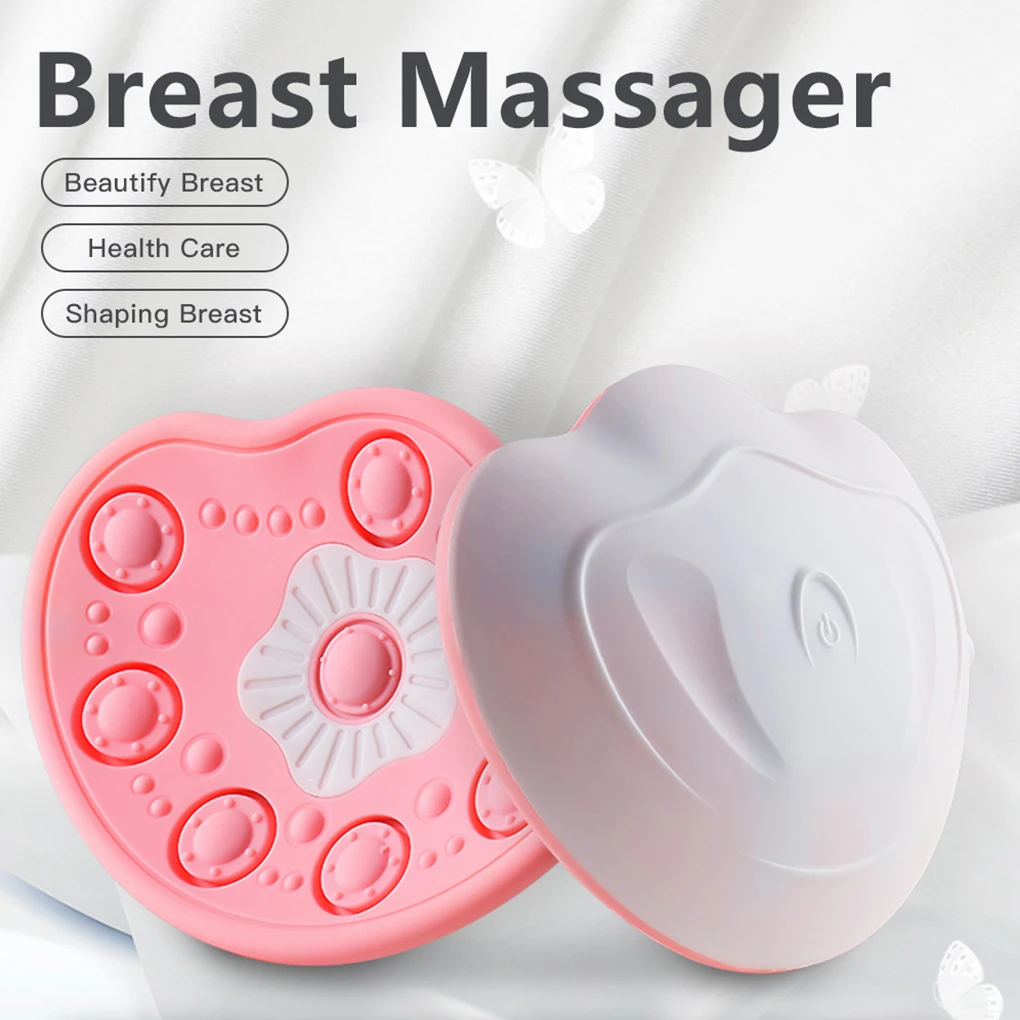 Breast Massage Pad Vibration Chest Massager Blood Circulation Enhancer