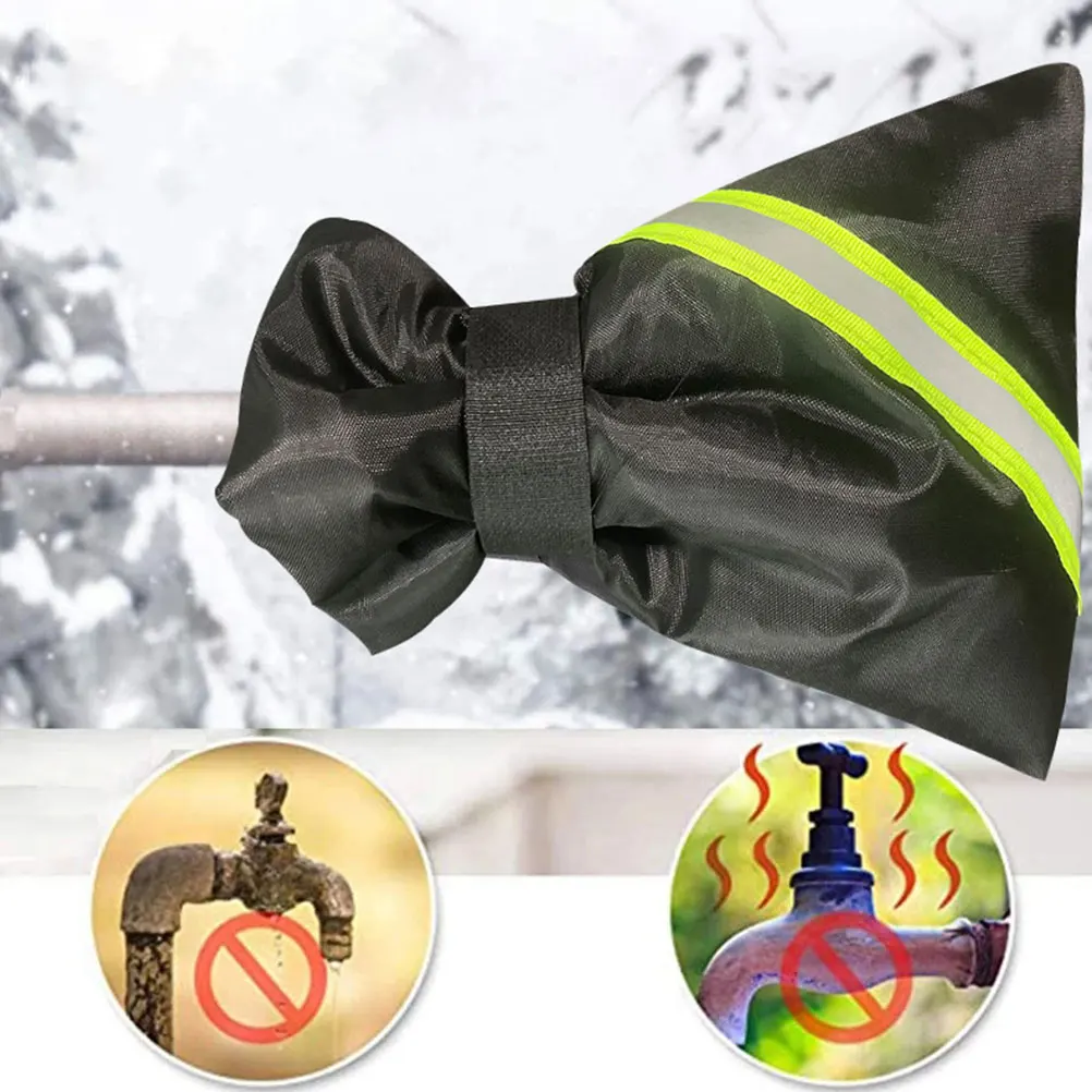 

2pcs Water Faucet Anti Freeze Cover Outdoor Faucet Insulation Protector Winter Tap Cover Waterproof Covers Kitchen Accessories