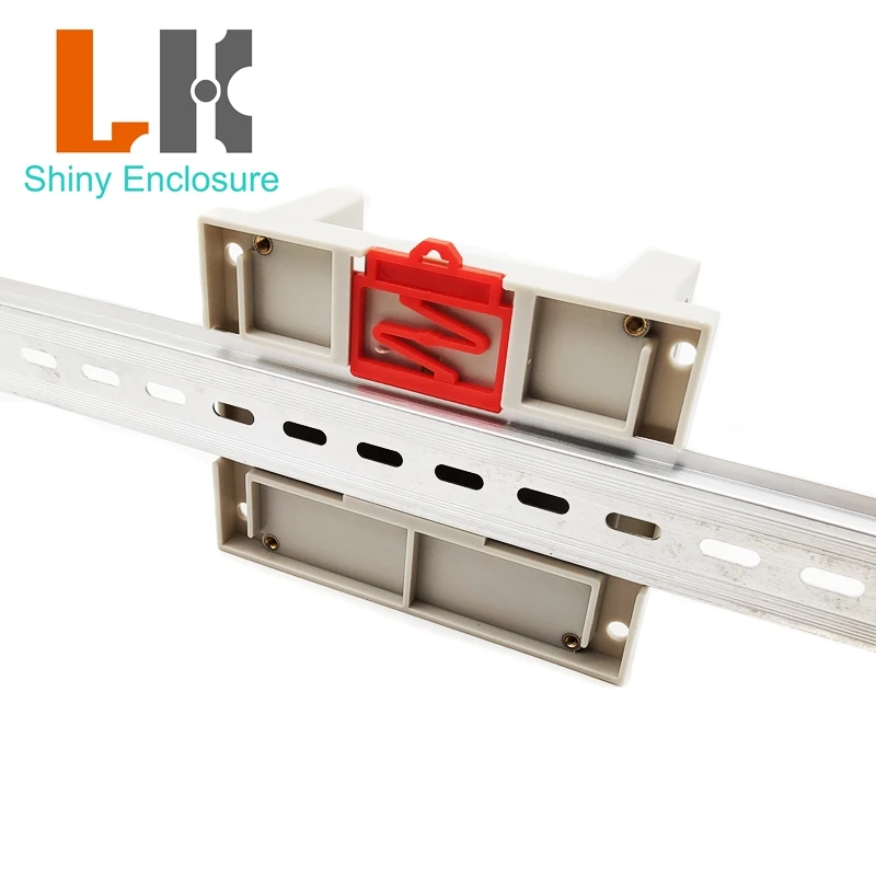 LK-PLC33 High Quality Plastic Din Rail Industrial Control Enclosure Din Rail Power Module Box Plc Din-Rail Enclosure 115x90x40mm