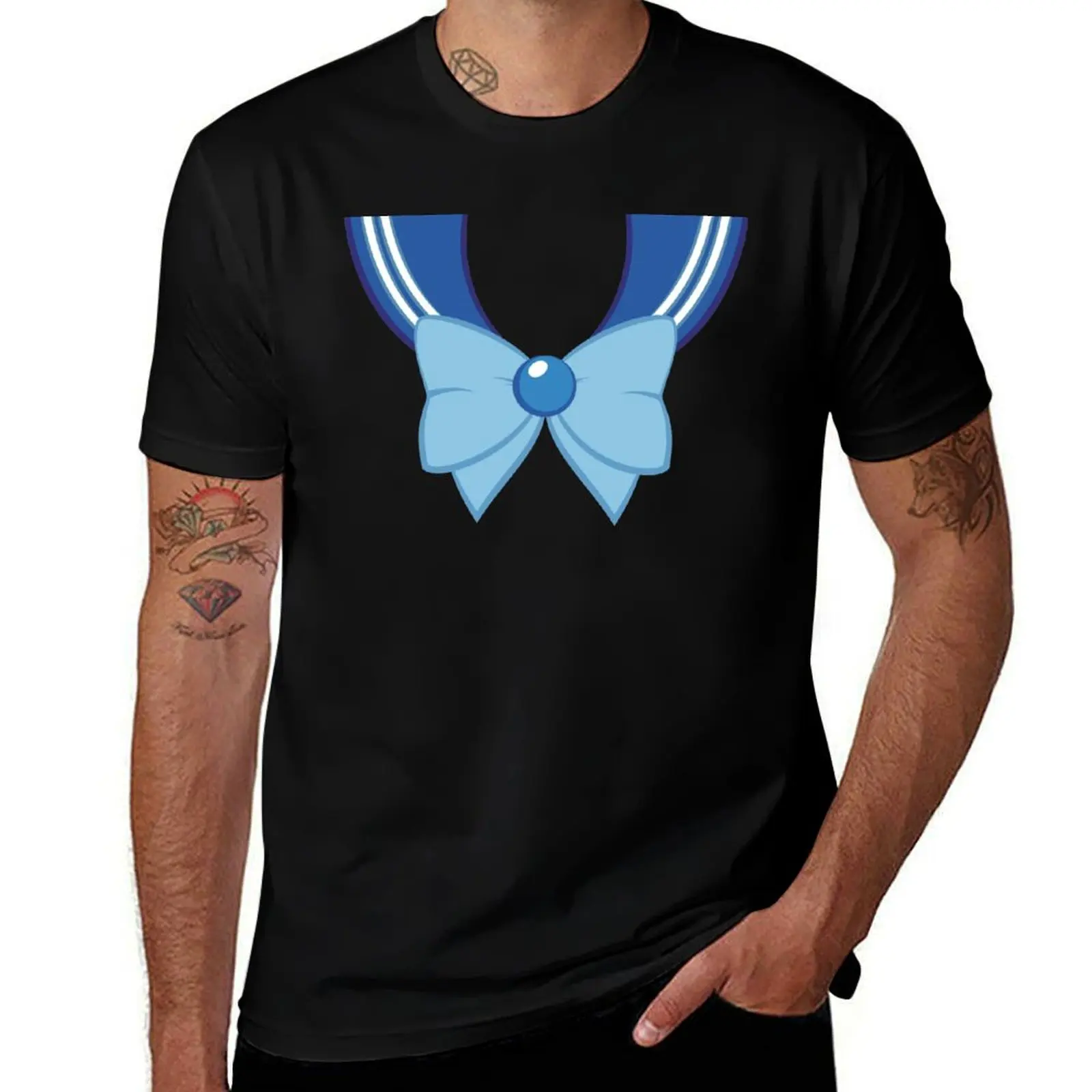 

Sailor Bow Mercury Version T-Shirt cotton t shirts high quality t shirt personalised T-Shirt