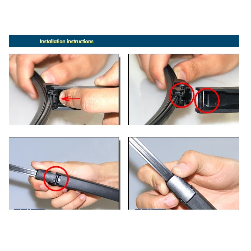 Front & Rear Wiper Blades Set For VW Polo 4 Hatchback Typ 9N3 2006 - 2009 Windshield Windscreen Window 21"+19"+13"