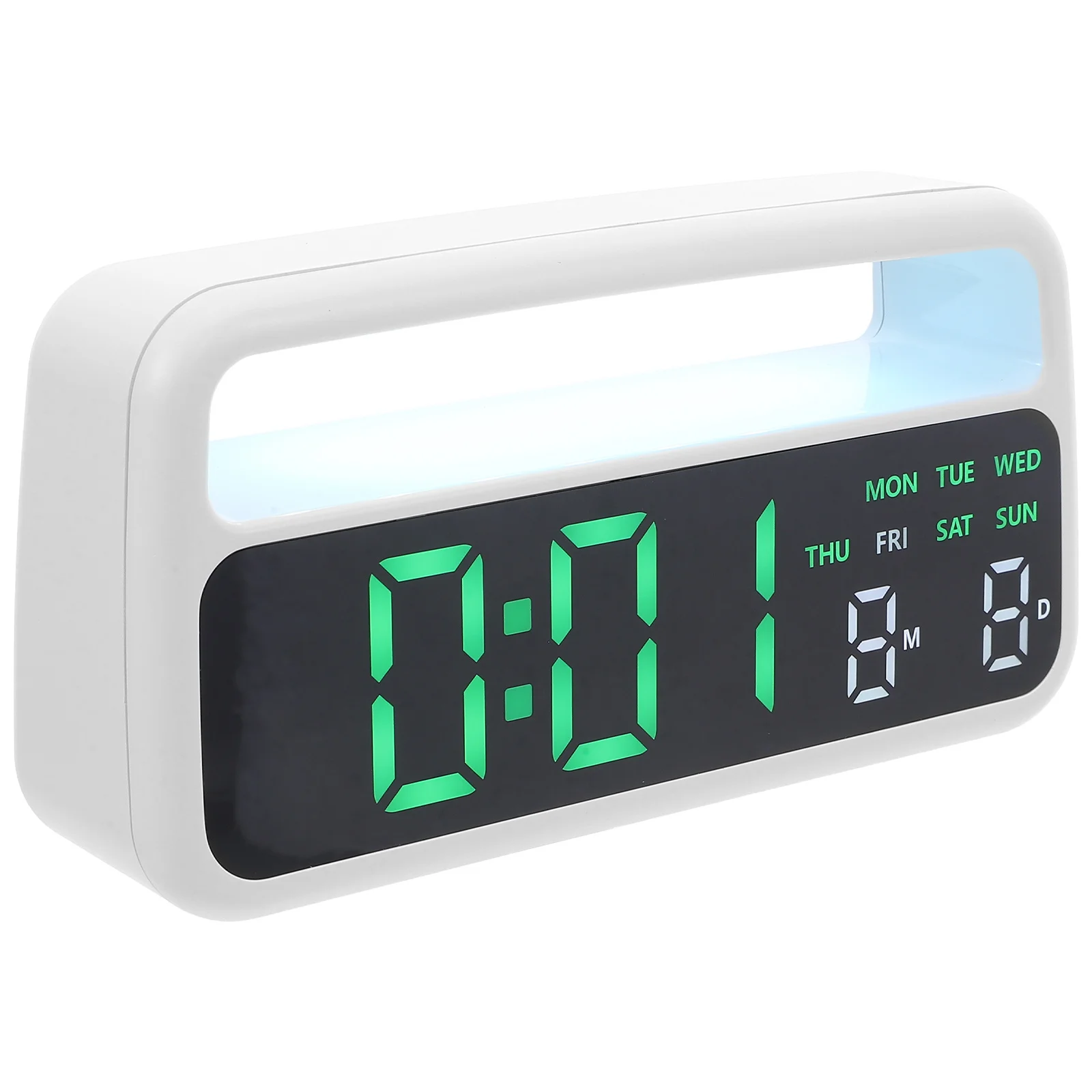 

Handheld Digital Clock Large Display Portable Lighted Alarm for Seniors Kids Bedroom Nightstand Desk Travel Girls Alarm Clock