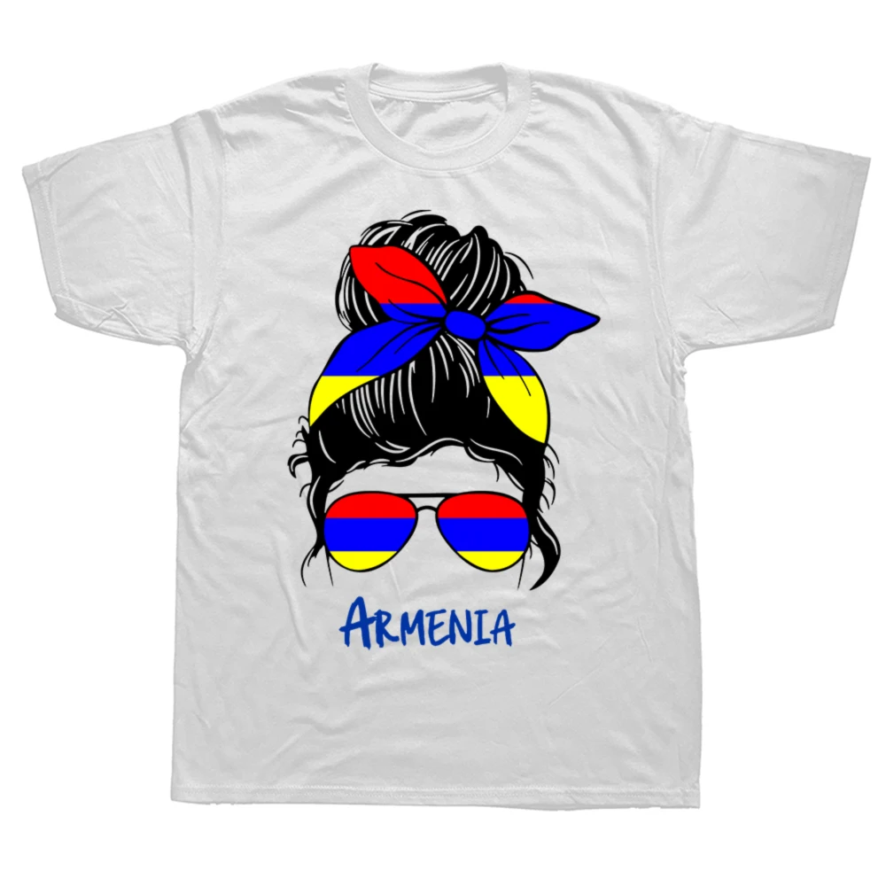 مضحك أرمينيا الأرمنية فتاة امرأة العلم تي شيرت الصيف نمط الجرافيك القطن الشارع الشهير قصيرة الأكمام هدايا عيد ميلاد تي شيرت الرجال #1