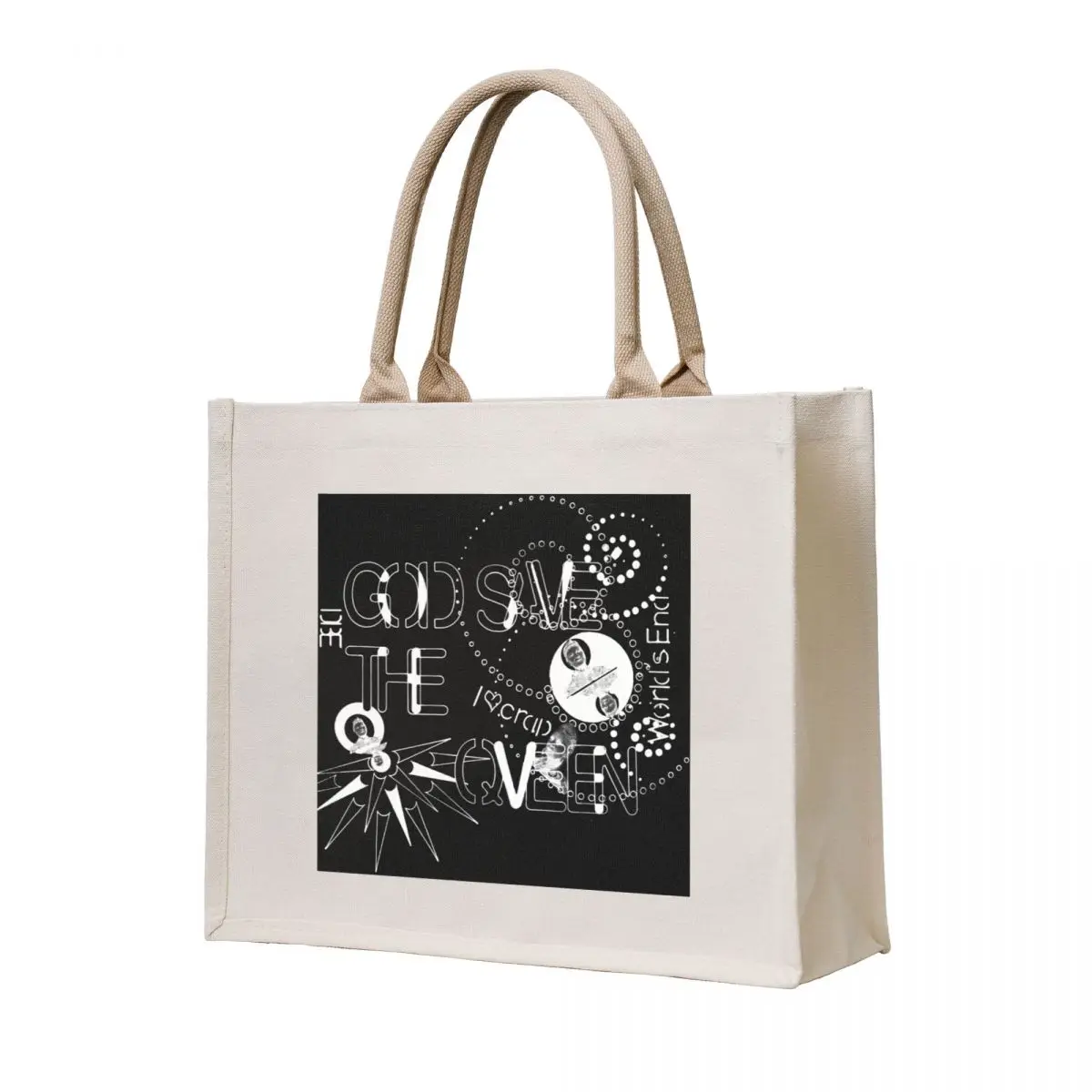 

God Save The QVeen - Vivienne Icons (black version) Tote Bag Women bags Lady bags cloth bag woman Gift bag