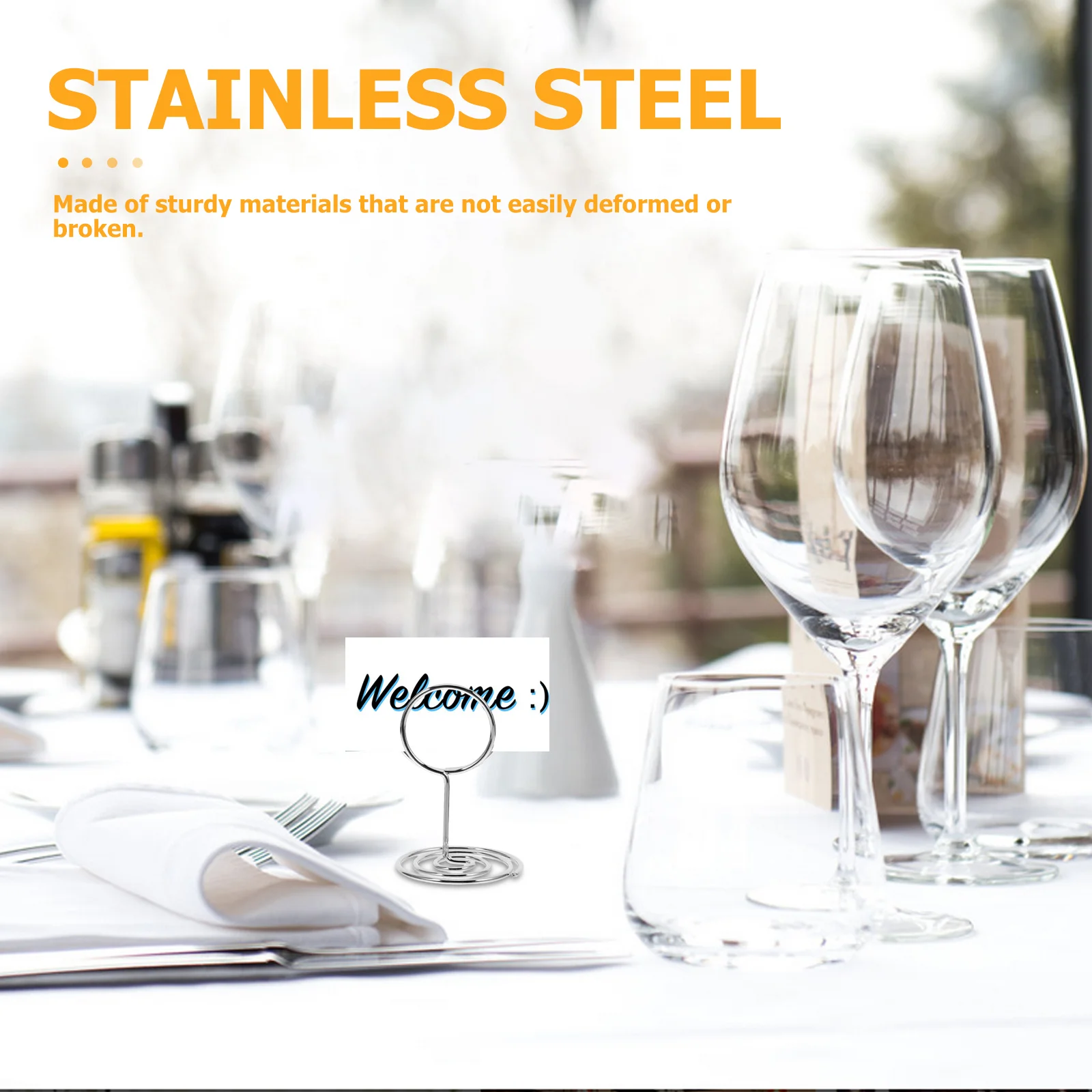 

31Pcs Metal Table Number Holders Sleek Design for Wedding Party Birthday Table Card Holders Photo Picture Clip Display