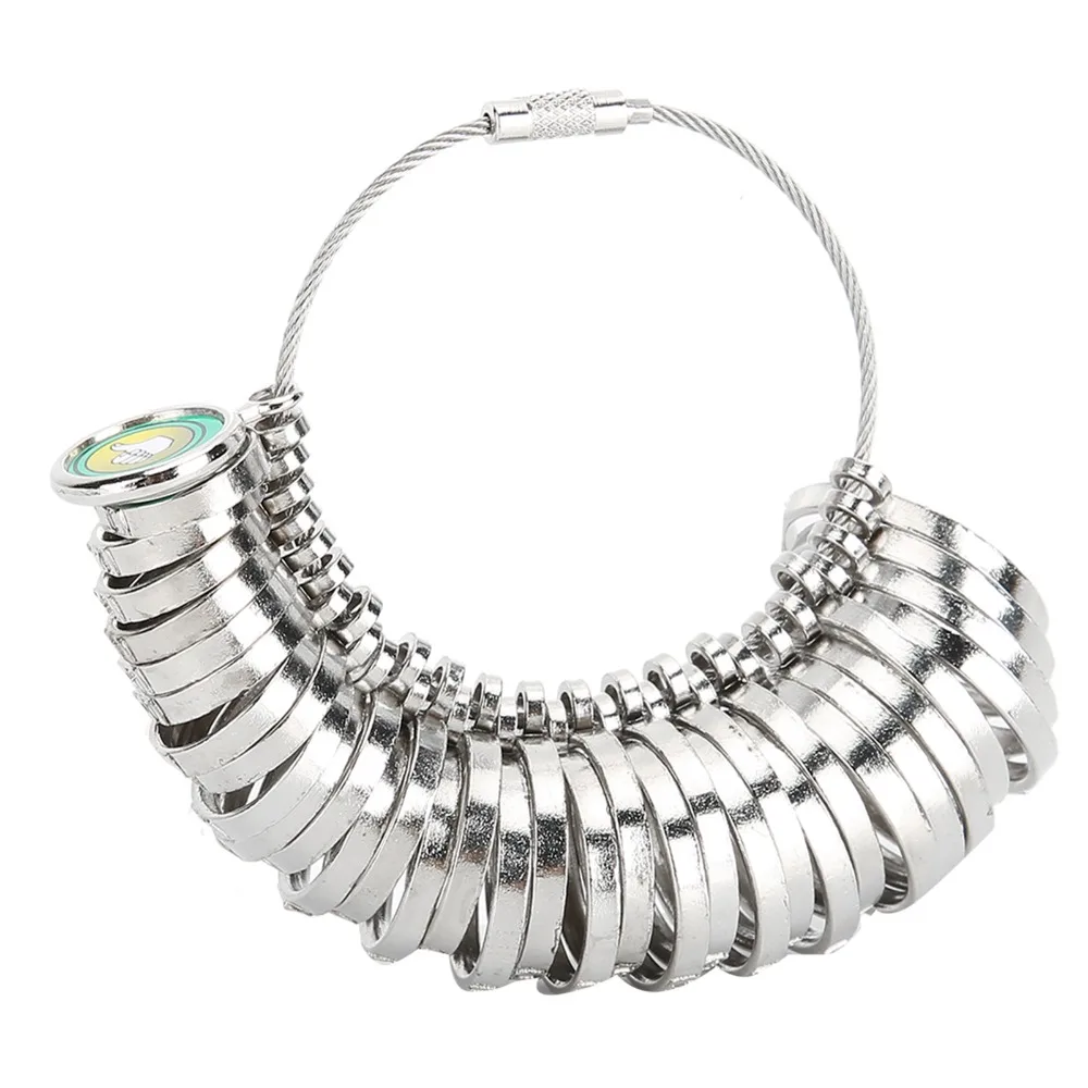 Professional Alloy Ring Sizer 33pcs Set Hong Kong Ring Size Jewelry Ring Gauge Ring Measurement Tool Jewelry Making