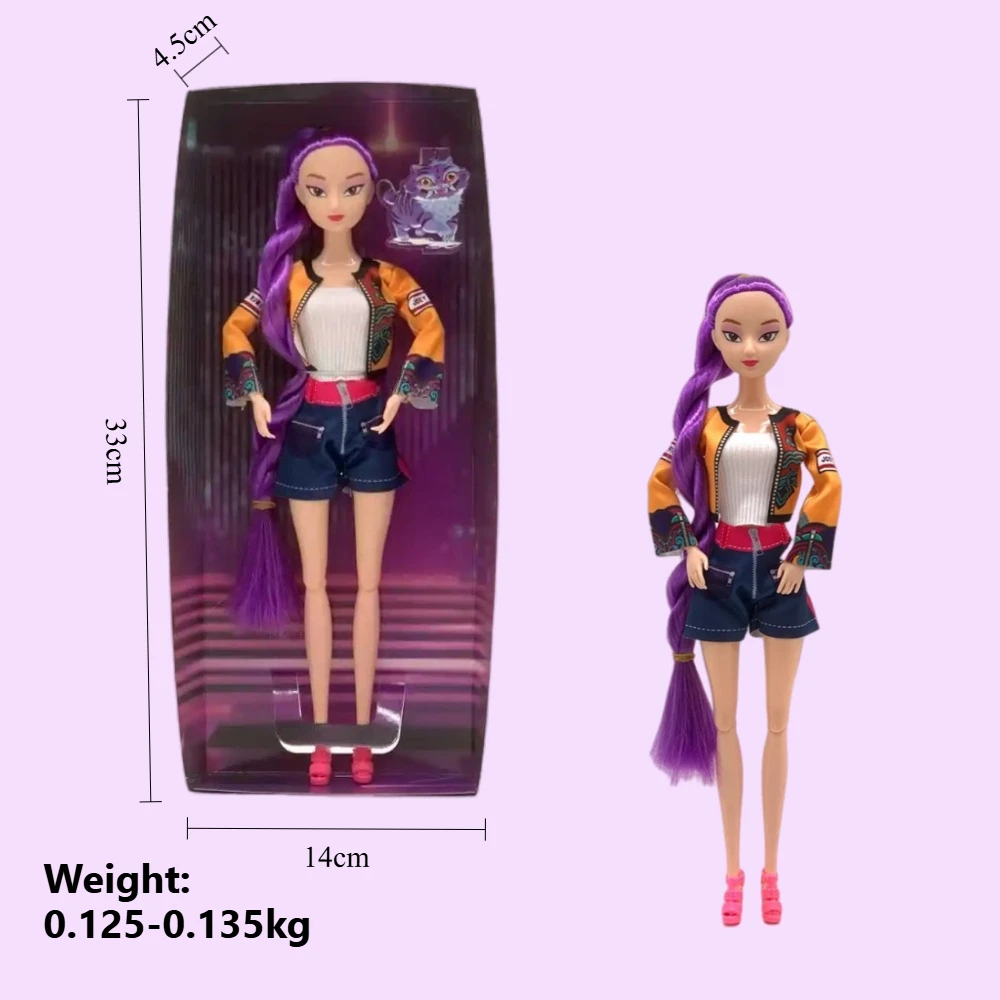 جديد ألعاب الدمى Huntrix فتاة مجموعة عمل الشكل لعبة رومي ميرا زوي جميلة الأميرة طفلة الدمى البلاستيك لتقوم بها بنفسك لعبة للفتيات #3