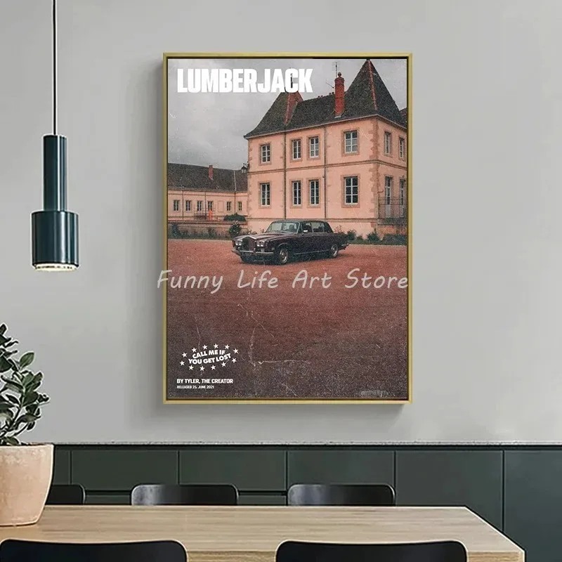 Modern Tyler The Creator Rap Star Music Album Cover Poster Print Canvas Painting Wall Art Picture Living Room Home Decor view 4