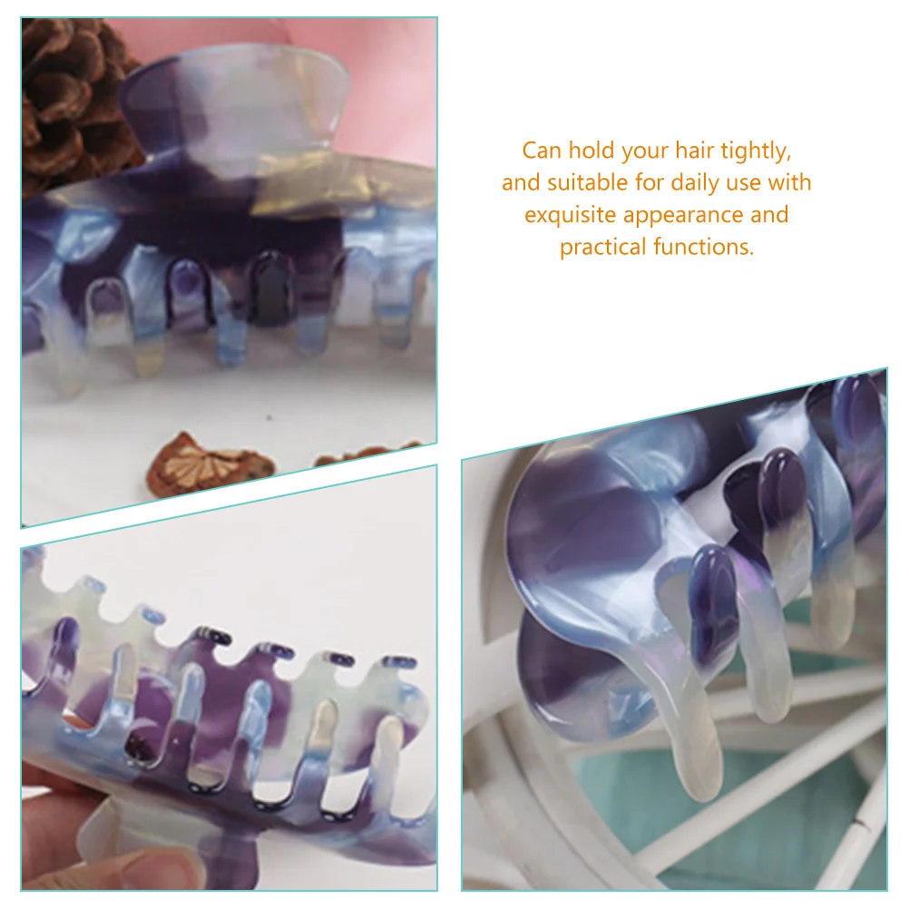 

2 шт., фиолетовые заколки для волос, женские модные аксессуары, привлекательный декоративный эффект, легкая вечеринка, выпускной вечер